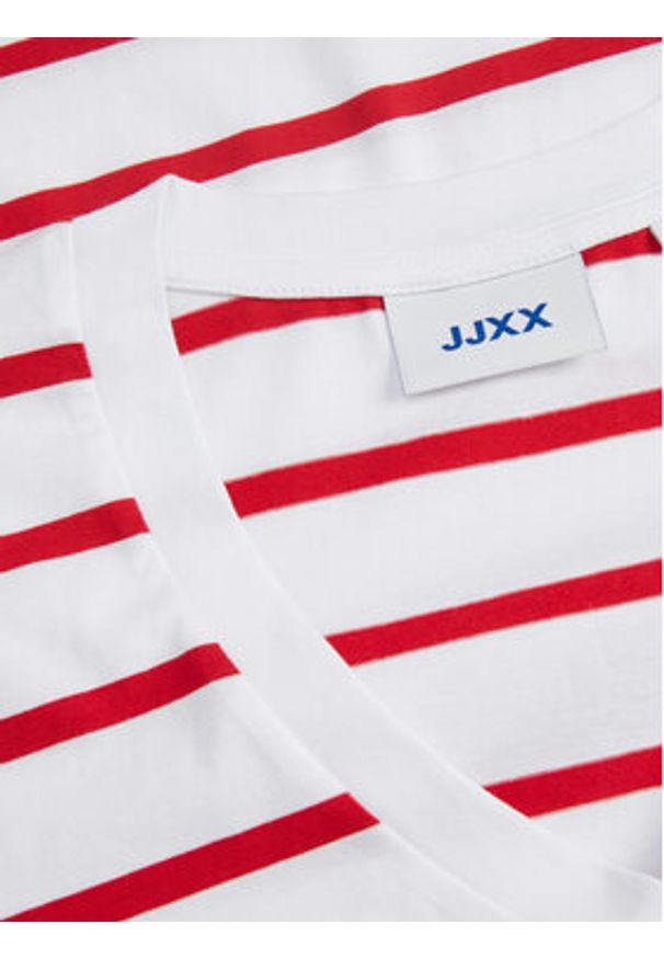 JJXX T-Shirt Annie 12257577 Biały Regular Fit. Kolor: biały. Materiał: bawełna