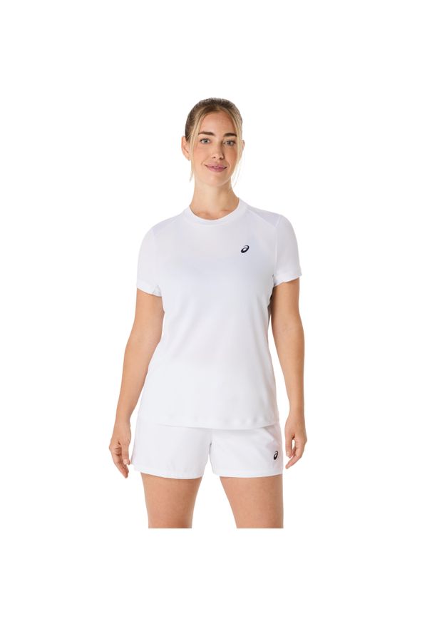 Damski jersey Asics Court. Kolor: biały. Materiał: jersey. Sport: tenis