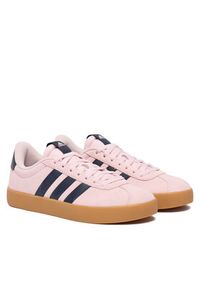 Adidas - adidas Sneakersy Vl Court 3.0 JP7629 Różowy. Kolor: różowy. Materiał: skóra, zamsz #5