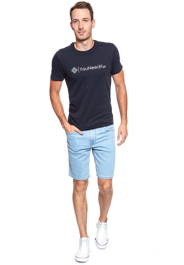 Mustang - SPODENKI MUSTANG Washington Shorts 1009588 5000 210. Materiał: jeans