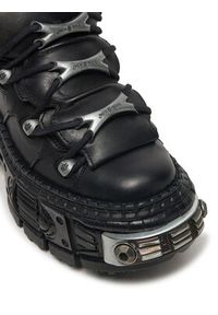 NEW ROCK Sneakersy M-WALL106-S10 Czarny. Kolor: czarny. Materiał: skóra #4