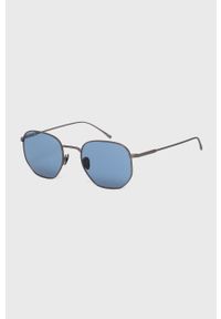 Lacoste - Okulary przeciwsłoneczne. Kolor: srebrny. Wzór: gładki #1