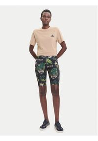 Adidas - adidas T-Shirt City Tech Summer Graphic JV8600 Beżowy Regular Fit. Kolor: beżowy. Materiał: bawełna