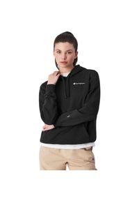Bluza damska Champion Hooded. Kolor: czarny. Sport: turystyka piesza, fitness