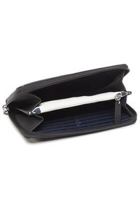 Lacoste Duży Portfel Damski L Zip Wallet NF2900PO Czarny. Kolor: czarny. Materiał: skóra