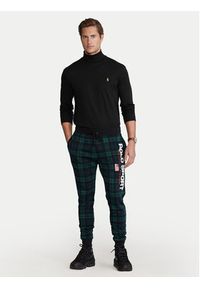 Polo Ralph Lauren Golf 710853205001 Czarny Slim Fit. Typ kołnierza: golf, polo. Kolor: czarny. Materiał: bawełna #4