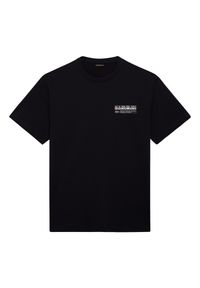 Napapijri - Koszulka crop top Mężczyzna NAPAPIJRI S-KASBA. Kolor: czarny. Materiał: bawełna
