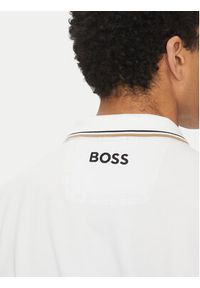 BOSS Polo Paddy Pro 50469102 Beżowy Regular Fit. Typ kołnierza: polo. Kolor: beżowy. Materiał: bawełna, syntetyk #3