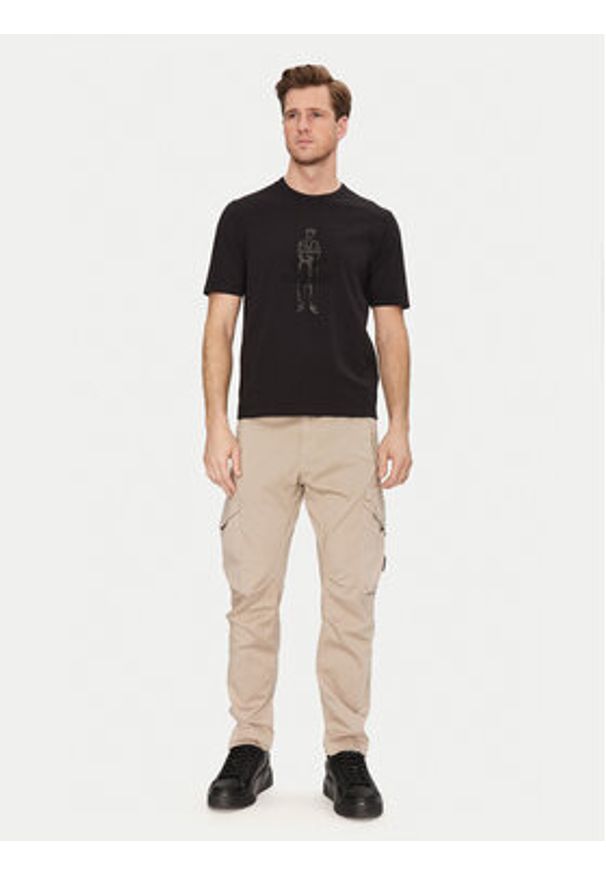 C.P. Company T-Shirt 18CMTS288A006057O Czarny Regular Fit. Kolor: czarny. Materiał: bawełna