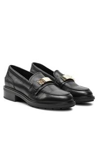 TOMMY HILFIGER - Tommy Hilfiger Loafersy FW0FW08257 Czarny. Kolor: czarny. Materiał: skóra