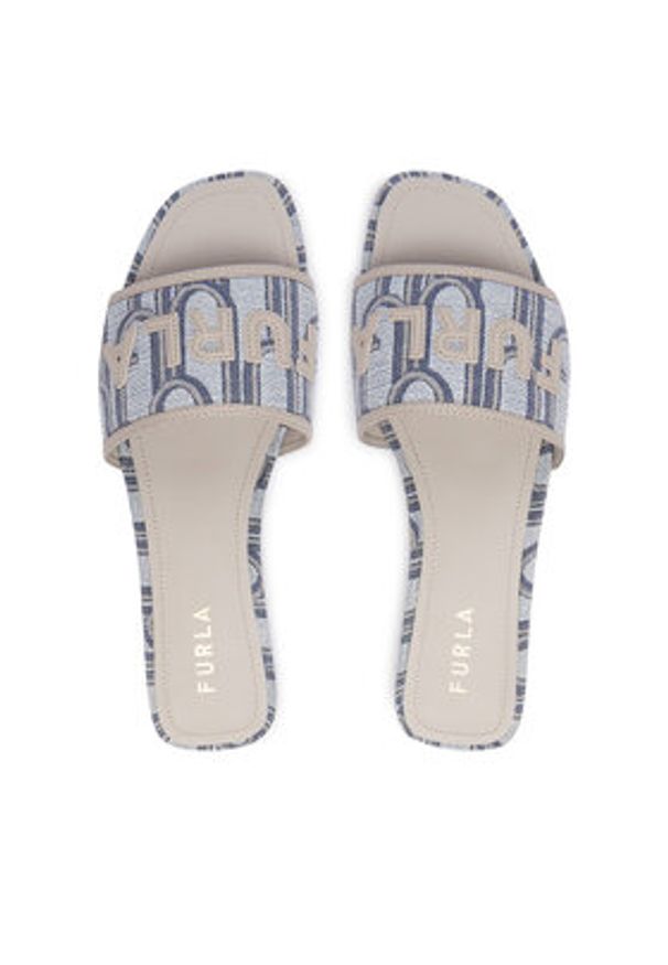 Furla Klapki Brezza YL55BRE BX4556 CN 5061S Błękitny. Kolor: niebieski. Materiał: materiał