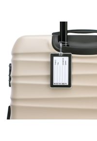 Wittchen - Duża walizka z zawieszką beżowa. Kolor: beżowy. Styl: wakacyjny #5