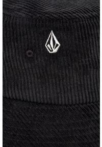 Volcom kapelusz bawełniany kolor czarny bawełniany. Kolor: czarny. Materiał: bawełna #2