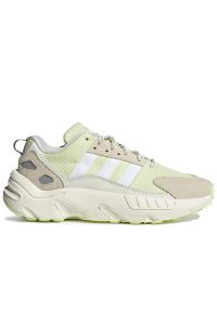 Adidas - Buty adidas ZX 22 Boost GY5271 - żółte. Kolor: żółty. Materiał: zamsz, materiał, tkanina, guma. Szerokość cholewki: normalna. Model: Adidas ZX