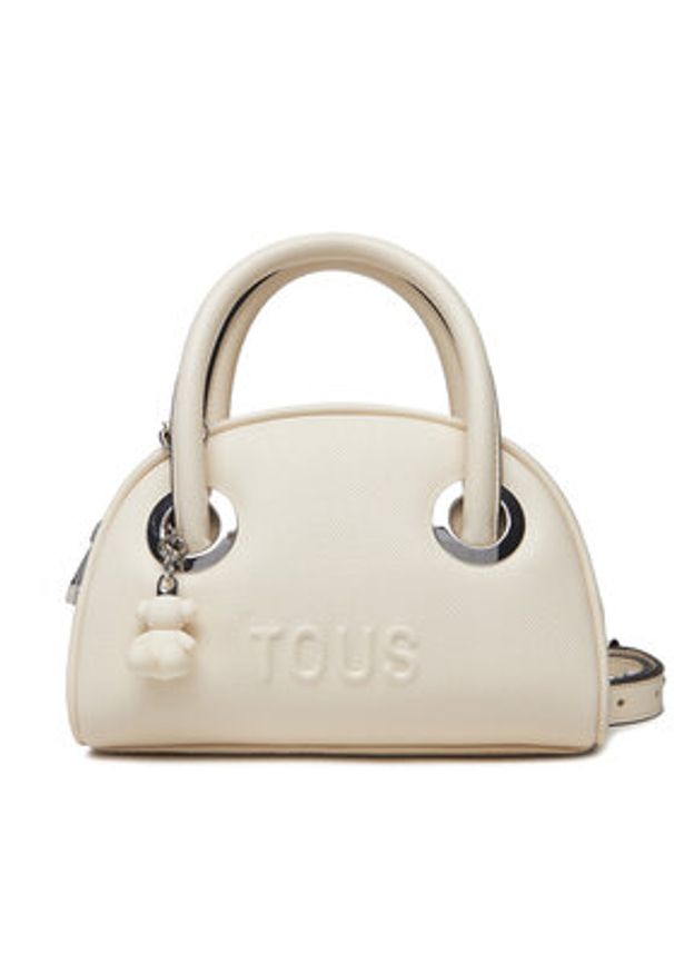 Tous - TOUS Torebka Poppy 2002202201 Beżowy. Kolor: beżowy. Materiał: skórzane