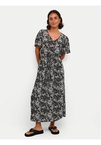Kaffe Sukienka letnia Amber 10508624 Czarny Relaxed Fit. Kolor: czarny. Materiał: wiskoza. Sezon: lato #4