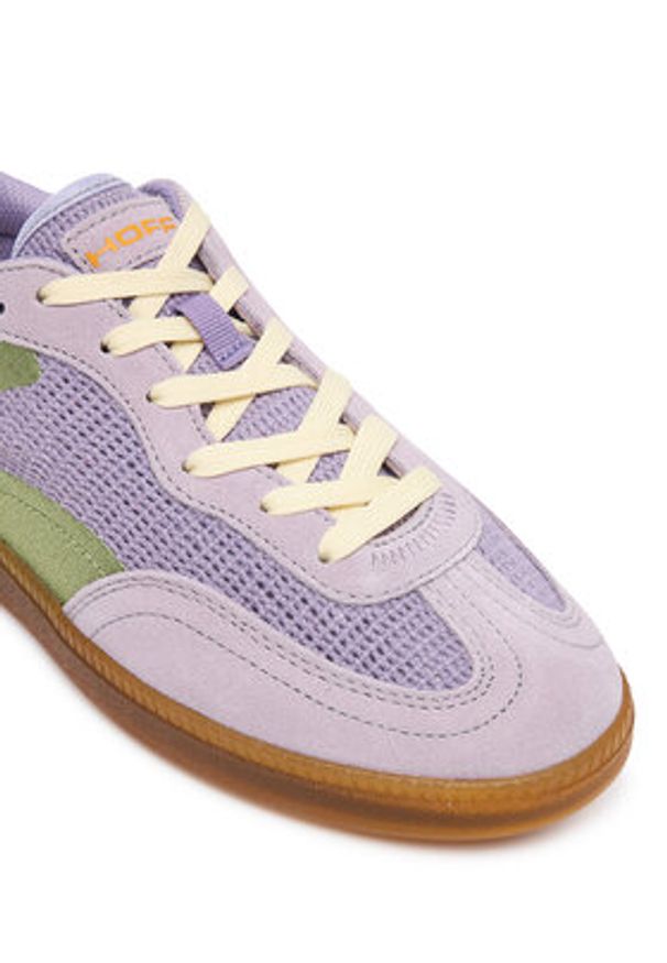 HOFF Sneakersy Park Crochet 12519016 Fioletowy. Kolor: fioletowy. Materiał: zamsz, skóra
