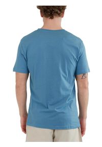 FUNDANGO - T-shirt męski Fundango Basic - T Logo-4 krótki rękaw. Kolor: niebieski. Materiał: bawełna, materiał. Długość rękawa: krótki rękaw. Długość: krótkie