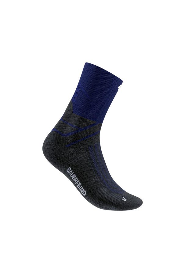 BAUERFEIND - Średnio wysokie skarpety Bauerfeind Sports Run Performance. Kolor: niebieski