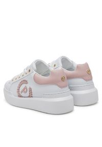Pollini Sneakersy SA15184G0MXF113A Biały. Kolor: biały. Materiał: skóra #4