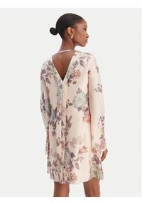 Marella Sukienka codzienna Samba 2613221171 Beżowy Regular Fit. Okazja: na co dzień. Kolor: beżowy. Materiał: jedwab. Typ sukienki: proste. Styl: casual #2