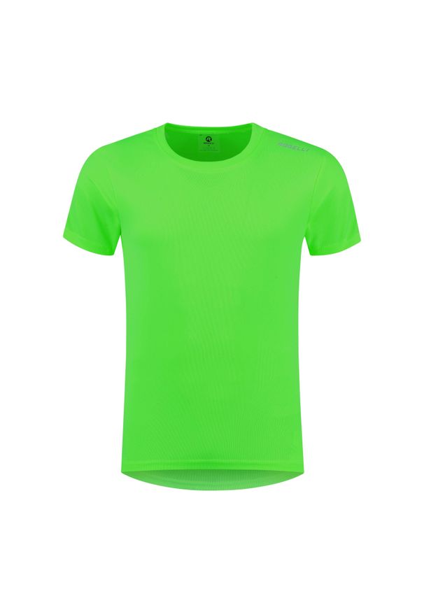 ROGELLI - Funkcjonalna koszulka męska Rogelli PROMOTION. Kolor: zielony, biały, wielokolorowy
