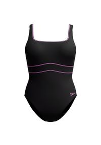 Damski kostium kąpielowy 1-częściowy Speedo Eco New Contour Eclipse 1P. Kolor: różowy, wielokolorowy, czarny #2