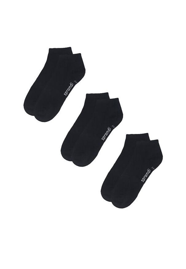 Sprandi Zestaw 3 par niskich skarpet damskich 0WB-001-AW23 (3-pack) Czarny. Kolor: czarny. Materiał: bawełna