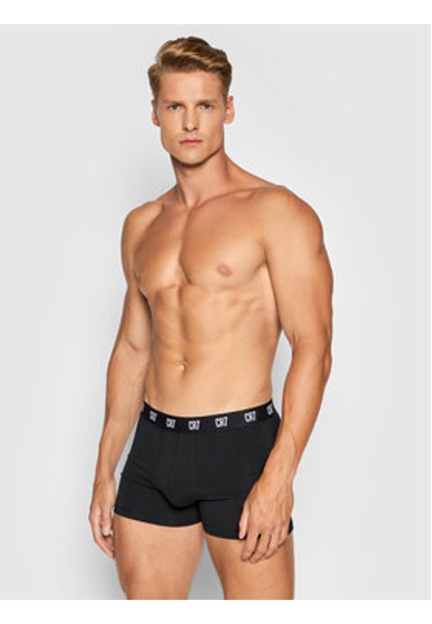 Cristiano Ronaldo CR7 Komplet bokserek Basic Trunk 5-Pack 8106-49-2900 Czarny. Kolor: czarny. Materiał: bawełna