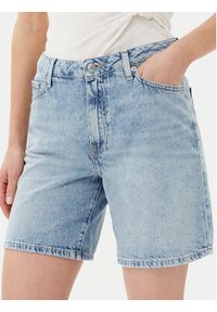 TOMMY HILFIGER - Tommy Hilfiger Szorty jeansowe WW0WW45505 Błękitny Regular Fit. Kolor: niebieski. Materiał: bawełna #5