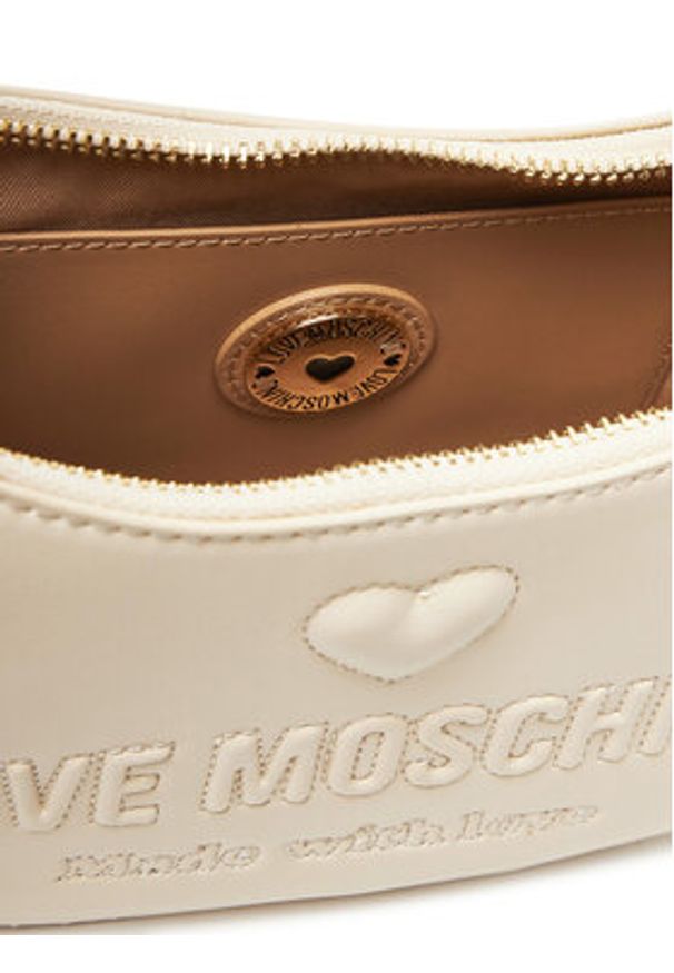 Love Moschino - LOVE MOSCHINO Torebka JC4219PP0MKF0110 Écru. Materiał: skórzane