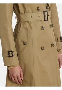 Lauren Ralph Lauren - LAUREN RALPH LAUREN Trencz 297951255004 Beżowy Regular Fit. Kolor: beżowy. Materiał: bawełna, syntetyk #5