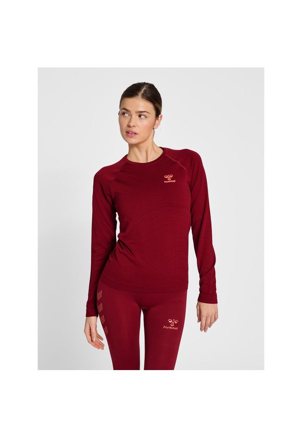 Damski poliestrowy dżersej Hummel ON - Grid. Kolor: czerwony, pomarańczowy, brązowy, wielokolorowy. Materiał: jersey, poliester. Wzór: nadruk