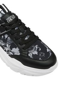 Versace Jeans Couture Sneakersy 79YA3SC2 Czarny. Kolor: czarny. Materiał: skóra #5