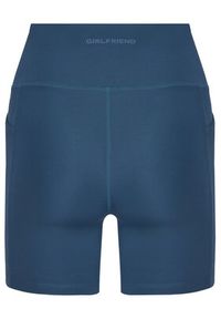 GIRLFRIEND COLLECTIVE - Girlfriend Collective Szorty sportowe Pocket Run 4037 Granatowy Slim Fit. Kolor: niebieski. Materiał: syntetyk. Sport: bieganie