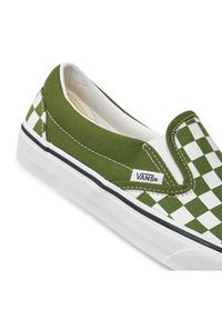 Vans Tenisówki Classic Slip-On VN000D03CIB1 Zielony. Zapięcie: bez zapięcia. Kolor: zielony. Materiał: materiał #6