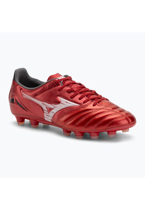 Buty piłkarskie męskie Mizuno Morelia Neo IV Pro MD morelia 40th. Kolor: czerwony. Sport: piłka nożna