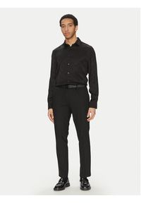 Hugo - HUGO Koszula Elisha02 50539726 Czarny Extra Slim Fit. Kolor: czarny. Materiał: wiskoza #4