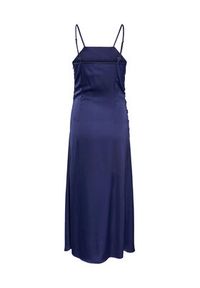 YAS Sukienka koktajlowa 26031521 Granatowy Regular Fit. Kolor: niebieski. Materiał: syntetyk. Styl: wizytowy #6