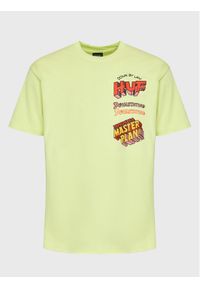 HUF T-Shirt Master Plan TS01942 Zielony Regular Fit. Kolor: zielony. Materiał: bawełna