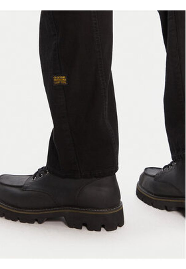G-Star RAW - G-Star Raw Spodnie materiałowe Contor 3D D27049-D491 Czarny Regular Fit. Kolor: czarny. Materiał: bawełna