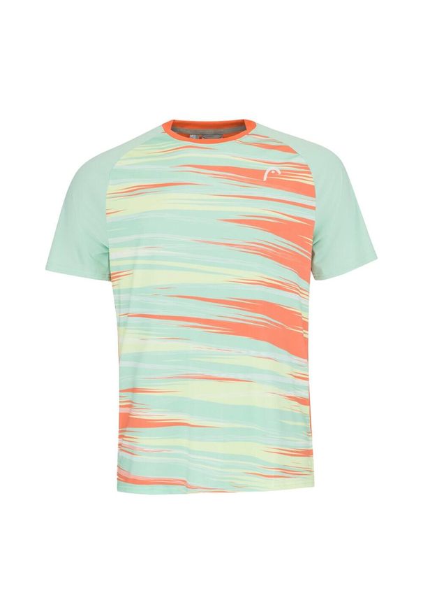 Head - T-shirt męski TOPSPIN. Kolor: wielokolorowy, niebieski, pomarańczowy, zielony