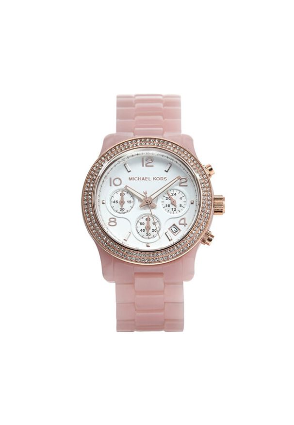 Michael Kors Zegarek Runway MK7424 Różowy. Kolor: różowy