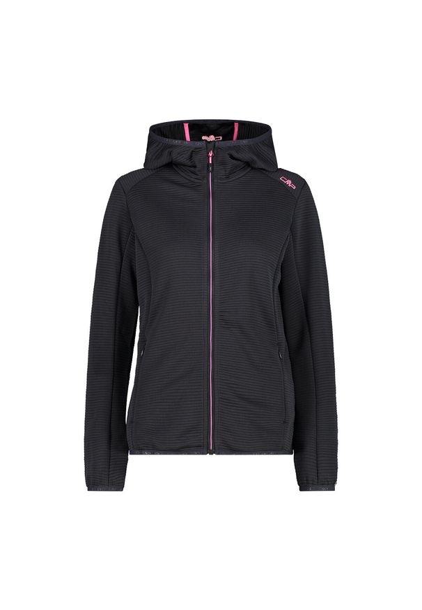 Bluza damska z kapturem CMP. Typ kołnierza: kaptur. Kolor: szary, wielokolorowy, brązowy. Styl: sportowy. Sport: turystyka piesza