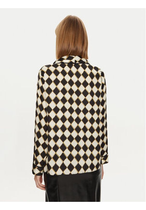 SIMONA CORSELLINI - Simona Corsellini Bluzka A24CPCA018 Kolorowy Regular Fit. Materiał: wiskoza. Wzór: kolorowy