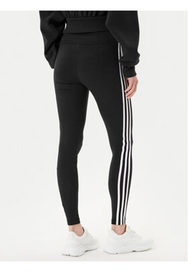 Adidas - adidas Legginsy adicolor 3-Stripes JX5242 Szary Slim Fit. Kolor: szary. Materiał: bawełna