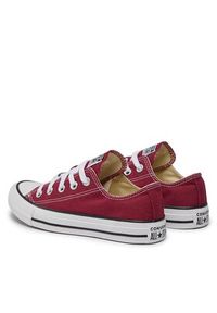 Converse Trampki All Star Ox M9691C Bordowy. Kolor: czerwony. Materiał: materiał #5