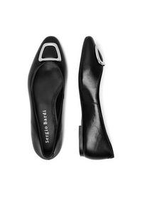 Sergio Bardi Baleriny RST-E1065-04SB Czarny. Kolor: czarny. Materiał: skóra #6
