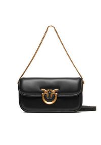 Pinko - PINKO Torebka Love Box Baguette Al 25-26 PLTT 105083 A26L Czarny. Kolor: czarny. Materiał: skórzane #5