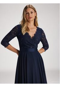 Swing Sukienka koktajlowa 5AE29100 Granatowy Regular Fit. Kolor: niebieski. Materiał: syntetyk. Styl: wizytowy #2